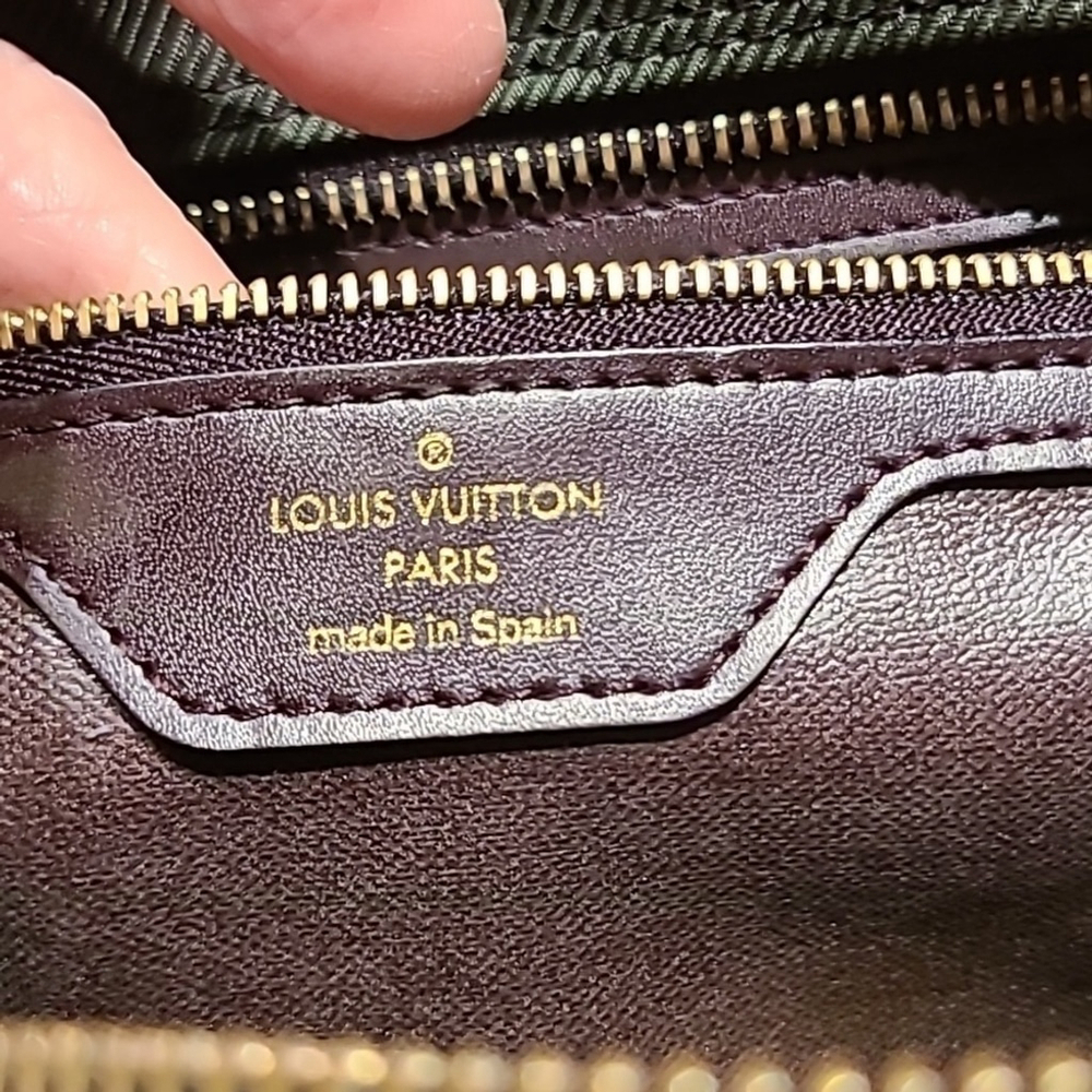 Louis Vuitton Tiaga Palana toiletry bag brown to green ombre color - Picture 11 of 16